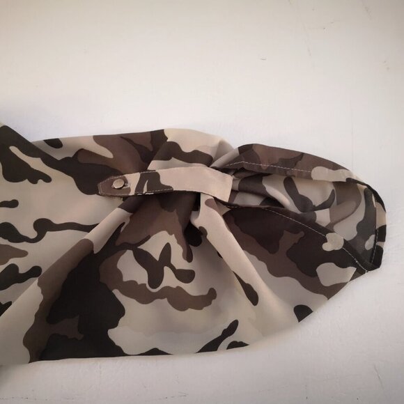 FDJ French Dressing Jeans Ladies Camo Print Size 10 Blouse - Picture 6 of 12